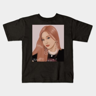 AESPA NINGNING ART PRINT (FAN ART) Kids T-Shirt